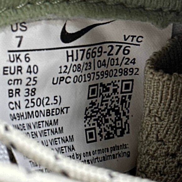 Men's Nike InfinityR N 4 Road Running Shoes Neutral Olive Fax HJ7669-276 Size 7 - Picture 11 of 12